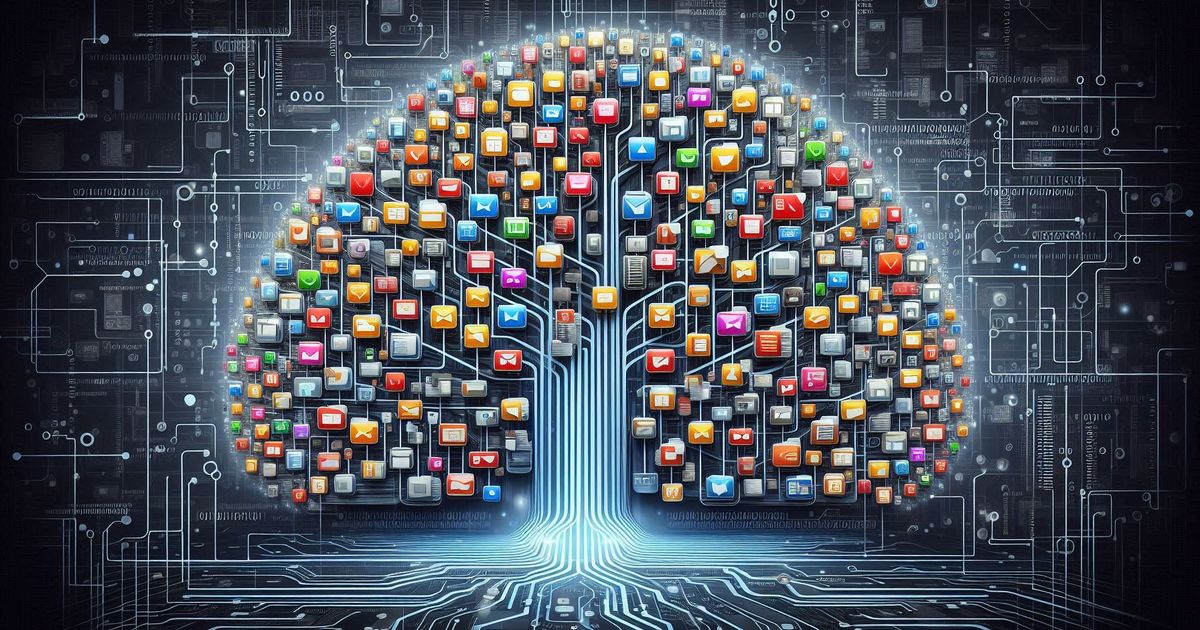 Some blogs that have been around since 2003 are like giant redwoods in this analogy ... A digital oak tree comprised of individual file nodes